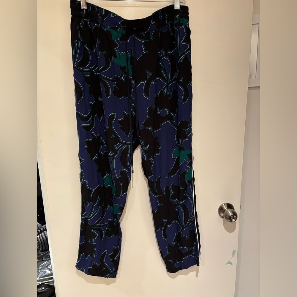 Parker Blue and Black Floral Pants